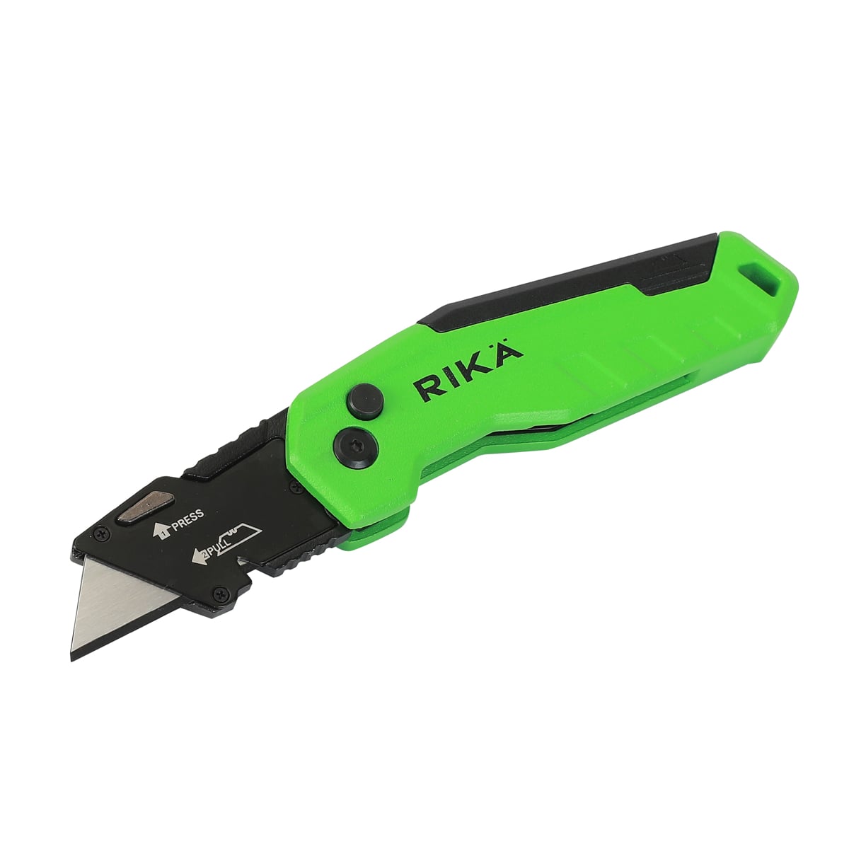 Rikä Retractable Folding Utility Knife | Integrated Blade Storage